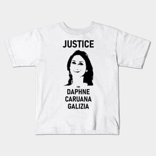 Justice for Daphne Caruana Galizia Kids T-Shirt